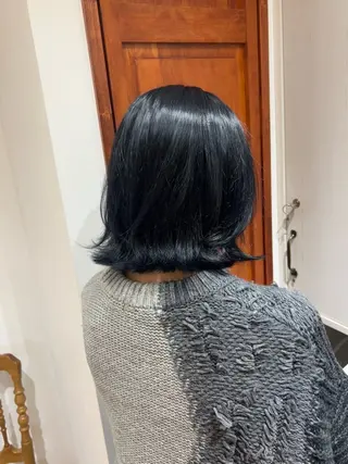 ミディアム カラー 🥀韓国ヘア🥀 宮津真菜のヘアスタイル