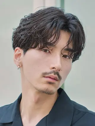 パーマ メンズ 原宿 無料カット fifth イノウエのヘアスタイル