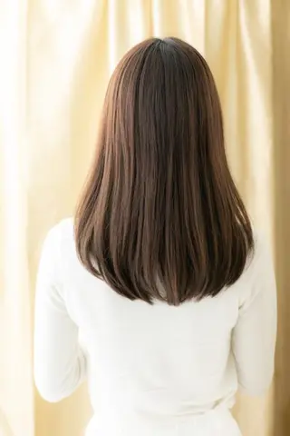 ロング カラー パーマ クセ毛解決💠艶髪 縮毛矯正💠棚村竜太のヘアスタイル