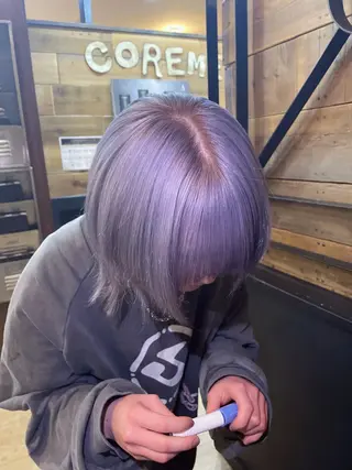 ミディアム カラー ヘアアレンジ SHIAN 立川 🍑すずかのヘアスタイル