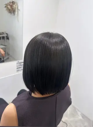 ミディアム 𝑴𝒐𝒓𝒊‎‪ /髪質改善/艶髪🖤のヘアスタイル