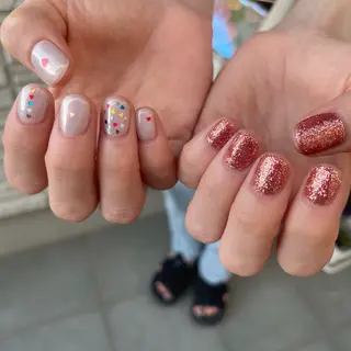 ネイル 八潮市ショートネイル 🌼AKANEのネイルデザイン