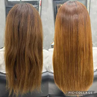 ロング カラー すぐ巻ける縮毛矯正 🍀勝倉　麗のヘアスタイル