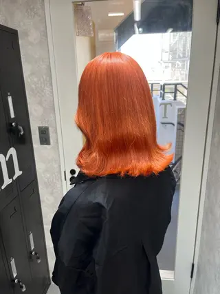 ミディアム カラー 【美髪ハイトーン】 髪質改善/大和🎀のヘアスタイル