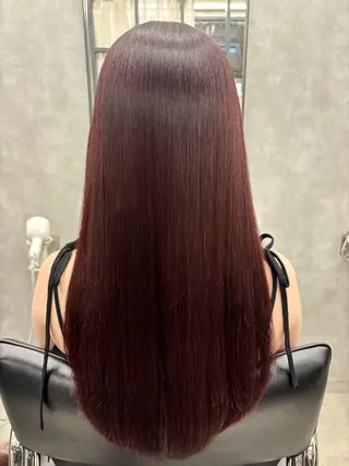 ロング カラー すぐ巻ける縮毛矯正 🍀勝倉　麗のヘアスタイル