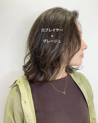 ミディアム カラー 【美髪を叶える】中谷 彰宏（アキ)のヘアスタイル