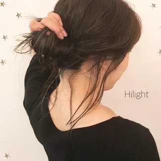 ミディアム カラー 市川 千夏のヘアスタイル