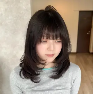 ミディアム SHUN 🫧透明感カラー🫧のヘアスタイル
