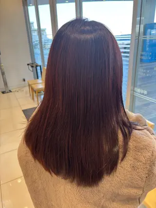 セミロング カラー まとまりの良い髪に✨ AOI🩷のヘアスタイル