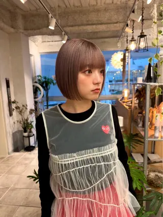 ショート カラー broocH 清水 駿【デザインカラー】のヘアスタイル