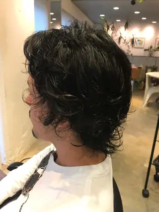 パーマ メンズ めざわ ゆうきのヘアスタイル