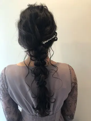 ロング ヘアアレンジ Hair&Make Nahoのマツエク・マツパデザイン