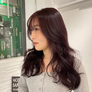 ロング カラー nameless miichiのヘアスタイル