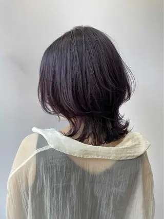ミディアム カラー SHOEI 【nero】のヘアスタイル
