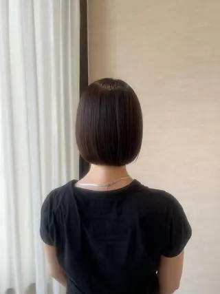 ミディアム 栗原 波輝のヘアスタイル