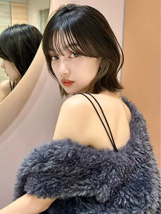 ミディアム カラー GLROW 大宮 ANNEXのヘアスタイル