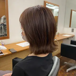 ミディアム カラー Paddle所属・似合わせレイヤー/ ニュアンスパーマ高倉のヘアスタイル