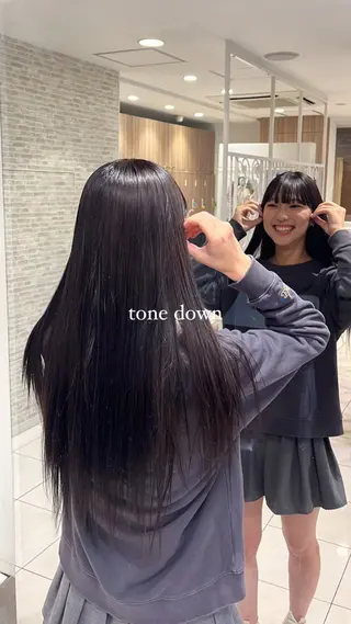 ロング カラー 艶髪【カラー支持率 No.1】リノ🪐のヘアスタイル