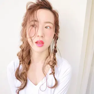 カラー ヘアアレンジ 花井 啓好のヘアスタイル