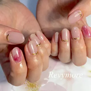 ショート ネイル nail salon Revymoreのネイルデザイン