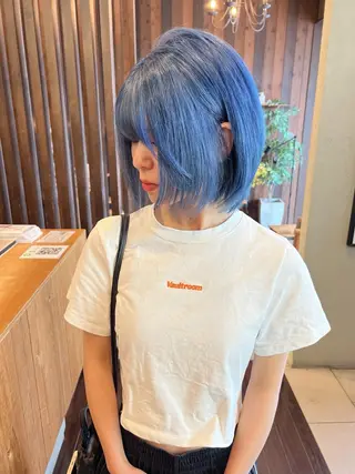 ミディアム カラー 具志 正太のヘアスタイル