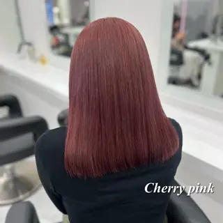 ミディアム カラー 💖似合わせカラー レイヤー💖縮毛矯正のヘアスタイル