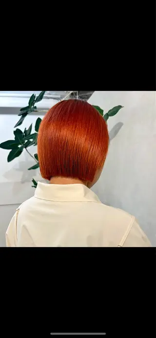 ショート カラー 切りっぱなしBOB 職人💜Anzuのヘアスタイル
