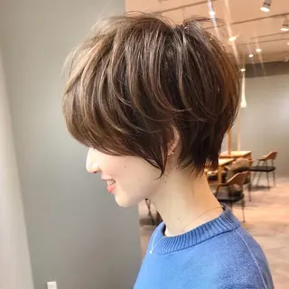 ショート 大人可愛いショート/ 大阪/堀江/池田雄輝のヘアスタイル