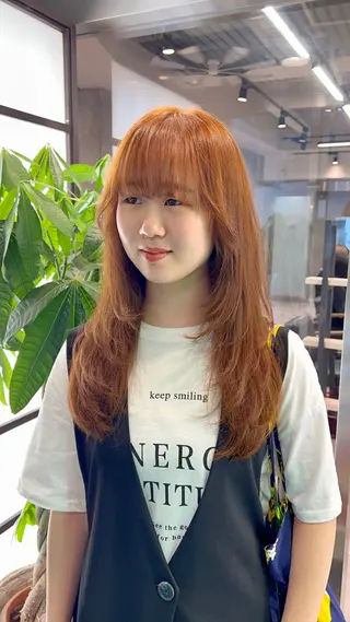 ロング 🌞レイヤー×カラー 前川那津美🌞のヘアスタイル