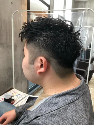 ショート カラー パーマ ヘアアレンジ メンズ キッズ ネイル マツエク・マツパ アイブロウ EnBlesS西宮 マンツーマン神道有基のヘアスタイル