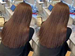 ロング カラー ayaka🫧 梅田ダブルカラーのヘアスタイル