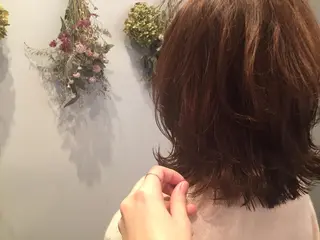 ミディアム カラー レイヤーカット✂️ 横浜No1♡下鳥翔子のヘアスタイル