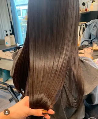 ロング ツヤ髪♡ 佐取歩のヘアスタイル
