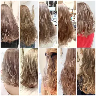 ミディアム カラー 学割 悟 韓国風艶髪縮毛矯正のヘアスタイル