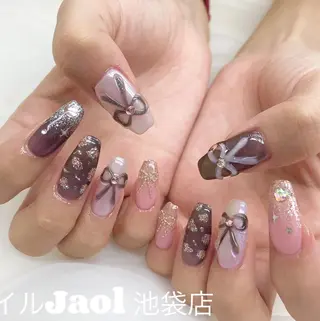ロング ネイルJaol 池袋のネイルデザイン