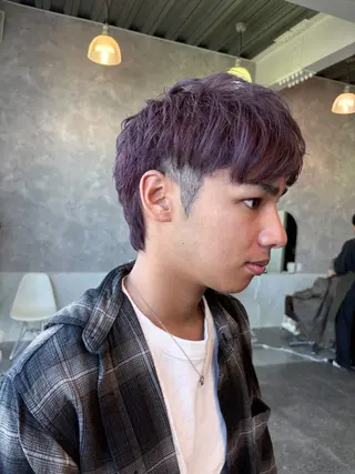 ショート メンズ ハイトーン/ブリーチ 🤍足立里湖のヘアスタイル