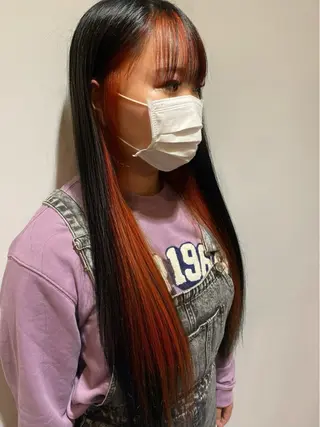 ロング カラー 関谷 のぞみのヘアスタイル