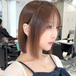 ミディアム カラー 畔上 尚也のヘアスタイル