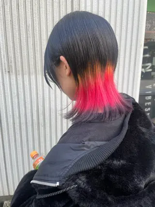 ショート カラー 店長福島成美/髪質 改善縮毛矯正/カラーのヘアスタイル