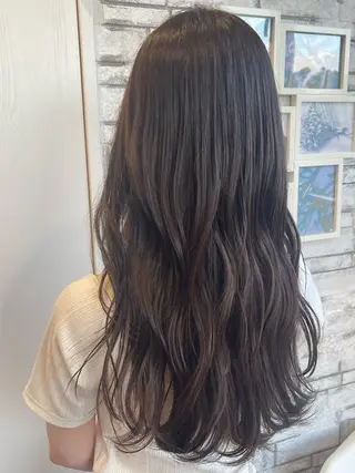 ロング カラー ワンカラー💓 豊橋/まおのヘアスタイル