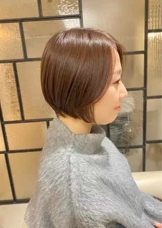 ショート カラー 安永 涼のヘアスタイル