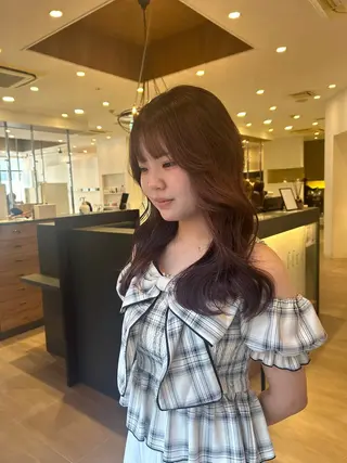 ロング 🕯透明感カラー/ 似合わせレイヤー🎀のヘアスタイル