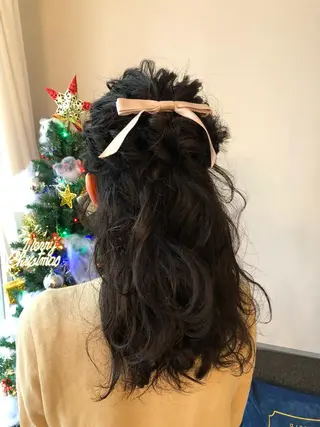 ロング ヘアアレンジ レイヤーカット✂️ 横浜No1♡下鳥翔子のヘアスタイル