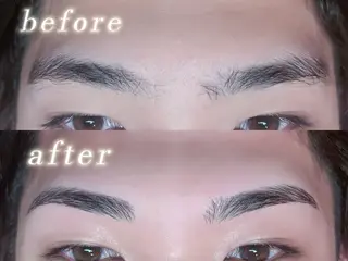 メンズ アイブロウ mebore 𝑨𝒊𝒏𝒂のマツエク・マツパデザイン