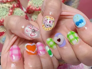 ネイル アイアムアイ 大村磨衣のネイルデザイン
