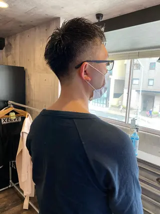 メンズ レイヤーカット特化 💜SARIのヘアスタイル