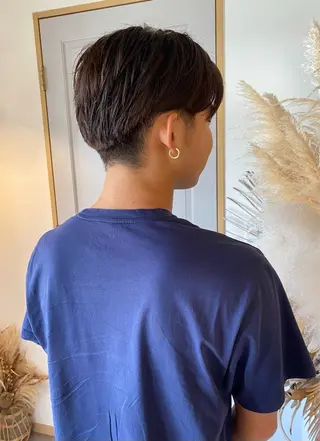 ショート メンズ 内野 友貴のヘアスタイル