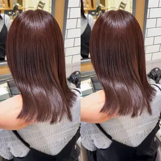 ミディアム 山内 愛可のヘアスタイル