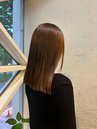セミロング ハイトーン/デザイン カラー/るいのヘアスタイル