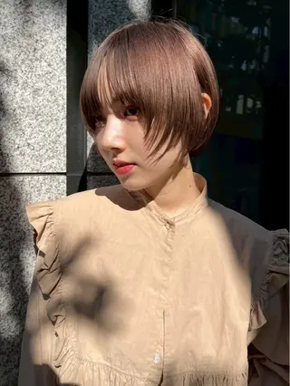 ショート タジリ アヤセのヘアスタイル